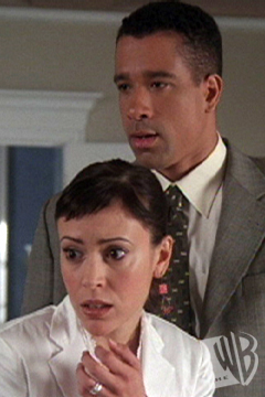 Inspector Darryl Morris and Phoebe Halliwell