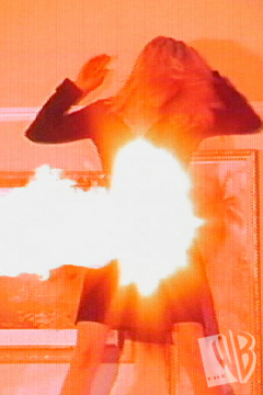 Phoebe's flame vanquishes a demon