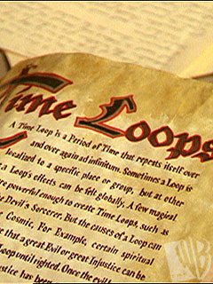 Time loops in the Book Of Shadows