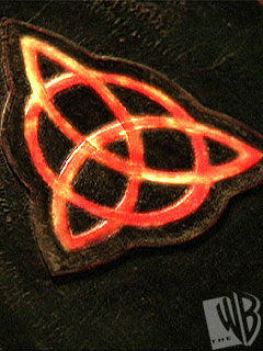 The Triquetra glows